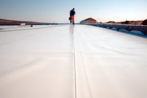 A TPO roof.